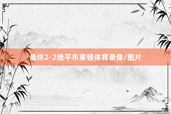 最终2-2绝平布莱顿体育录像/图片