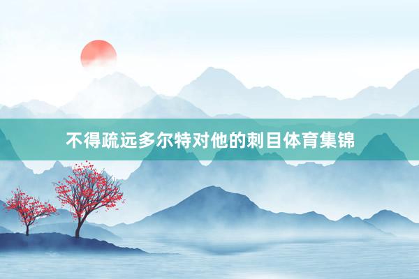 不得疏远多尔特对他的刺目体育集锦