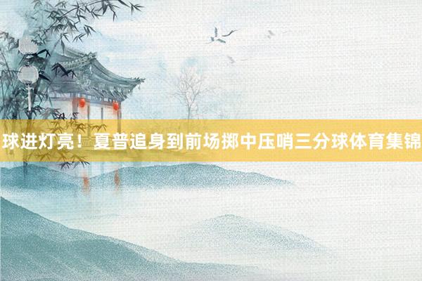 球进灯亮！夏普追身到前场掷中压哨三分球体育集锦