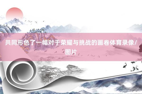 共同形色了一幅对于荣耀与挑战的画卷体育录像/图片