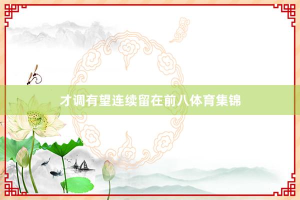 才调有望连续留在前八体育集锦