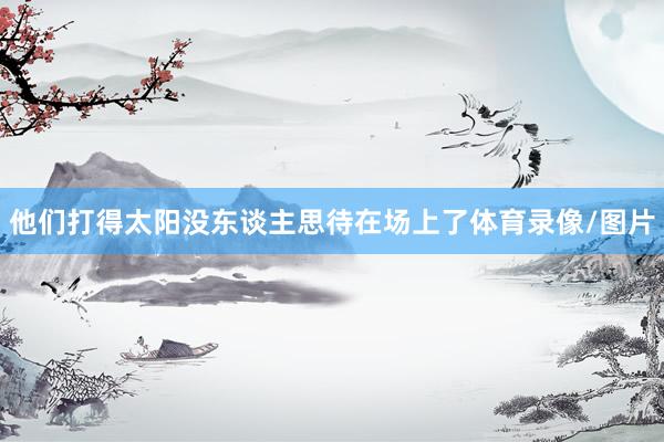 他们打得太阳没东谈主思待在场上了体育录像/图片