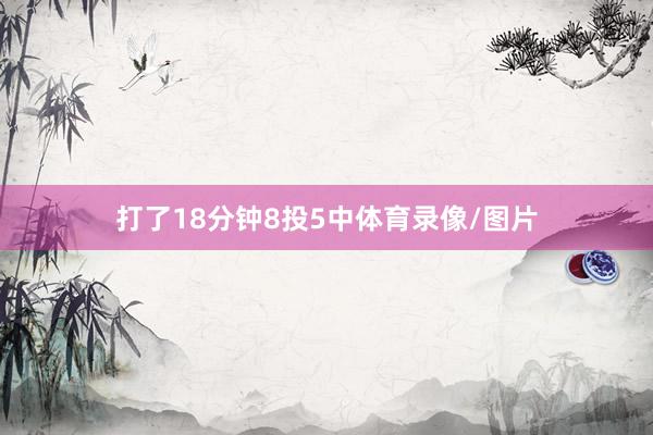打了18分钟8投5中体育录像/图片