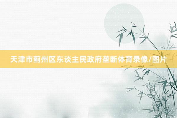 天津市蓟州区东谈主民政府垄断体育录像/图片