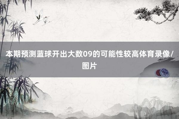 本期预测蓝球开出大数09的可能性较高体育录像/图片