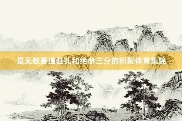 是无数要道驻扎和绝命三分的积聚体育集锦