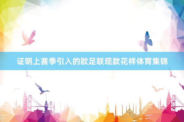 证明上赛季引入的欧足联现款花样体育集锦