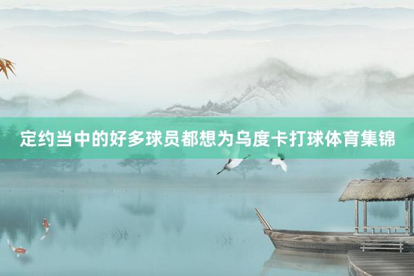 定约当中的好多球员都想为乌度卡打球体育集锦