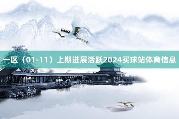 一区（01-11）上期进展活跃2024买球站体育信息