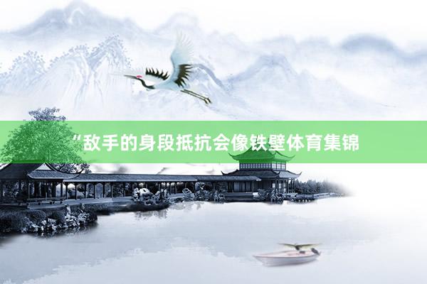 “敌手的身段抵抗会像铁壁体育集锦