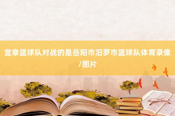 宜章篮球队对战的是岳阳市汨罗市篮球队体育录像/图片