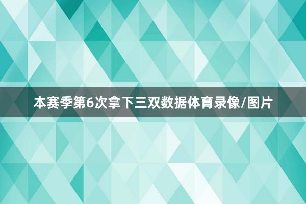 本赛季第6次拿下三双数据体育录像/图片