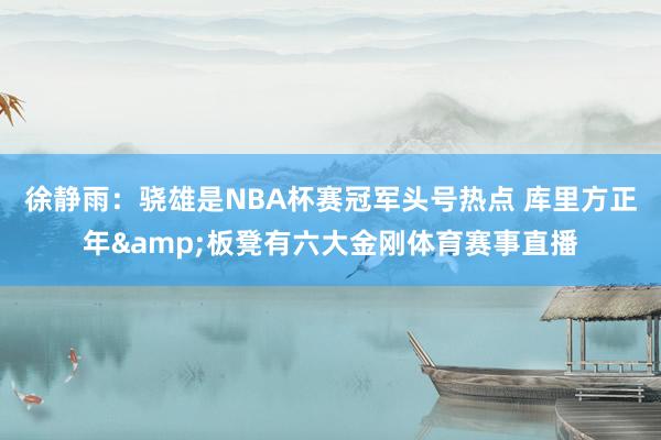 徐静雨：骁雄是NBA杯赛冠军头号热点 库里方正年&板凳有六大金刚体育赛事直播