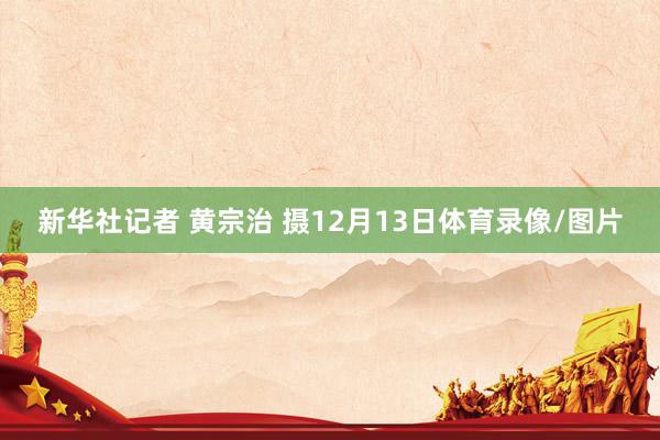新华社记者 黄宗治 摄12月13日体育录像/图片