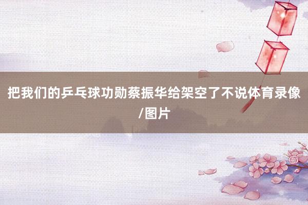 把我们的乒乓球功勋蔡振华给架空了不说体育录像/图片