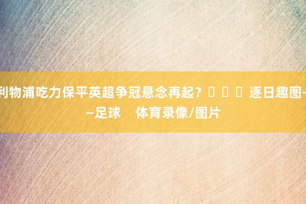 利物浦吃力保平英超争冠悬念再起？			逐日趣图——足球    体育录像/图片
