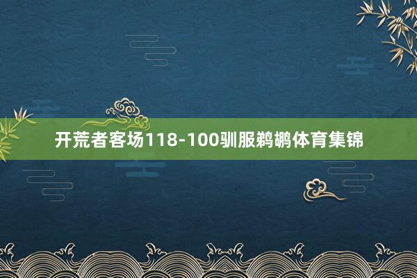 开荒者客场118-100驯服鹈鹕体育集锦